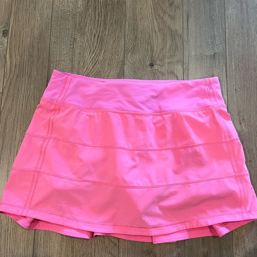 Pink lululemon tennis skirt